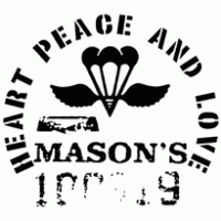 Mason's heart Logo Vector