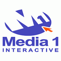 Media 1 Interactive Logo PNG Vector