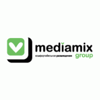 Media Mix Logo Vector