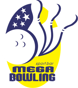 Mega Bowling Logo PNG Vector