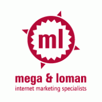 Mega & Loman - internet marketing specialists Logo Vector