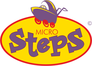 Micro Steps Logo Vector