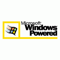 Microsoft Windows Powered Logo PNG Vector