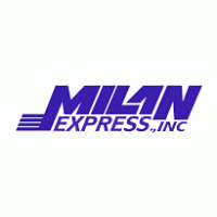 Milan Express Transportation Logo PNG Vector