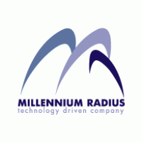 Millennium Radius Logo Vector