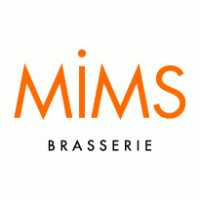 Mims Brasserie Logo Vector