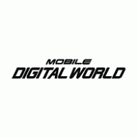 Mobile Digital World Logo Vector