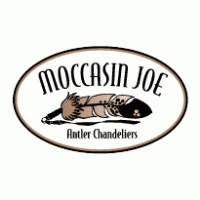 Moccasin Joe - Antler Chandeliers Logo PNG Vector