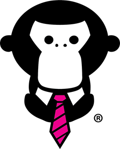 Monkey Town Gorilla Logo Vector