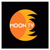 Moon TV Logo Vector
