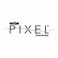 Multi-Link Pixel Logo PNG Vector