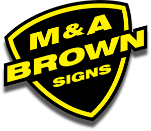 M & A Brown Signs Logo PNG Vector