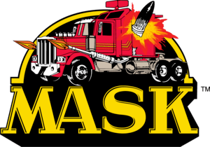 M.A.S.K. 80s Cartoon Logo PNG Vector