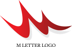 M Letter Design Logo PNG Vector