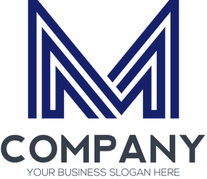 M Letter Logo Vector