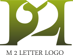 M2 Letter Logo PNG Vector