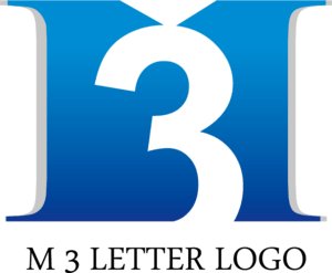 M3 Letter Logo PNG Vector