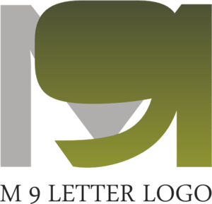 M9 Letter Logo PNG Vector