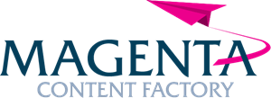 Magenta Content Factory Logo Vector