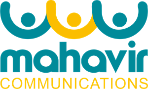 Mahavir Communications Logo Vector