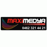 Maksi Medya Reklam Logo Vector
