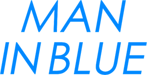Man in Blue Logo PNG Vector