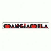 MangiaMela Script Logo Vector