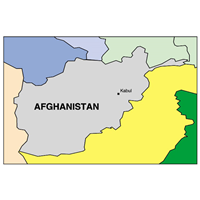 MAP OF AFGHANISTAN Logo PNG Vector