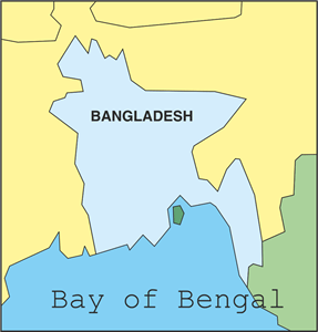 MAP OF BANGLADESH Logo PNG Vector