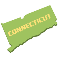 MAP OF CONNECTICUT Logo PNG Vector