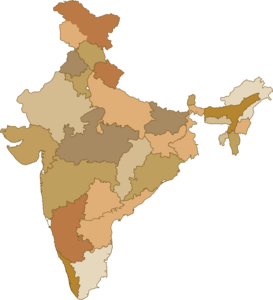 Map of India Logo PNG Vector
