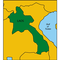 MAP OF LAOS Logo PNG Vector