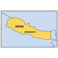 MAP OF NEPAL Logo PNG Vector