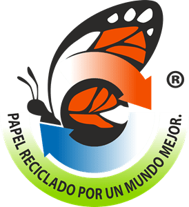 Mariposa Ecoetiquetado Logo PNG Vector