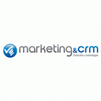 Marketing & Crm Logo Vector