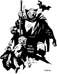 Marvel Mole Man Mignola Fantastic Four Logo PNG Vector