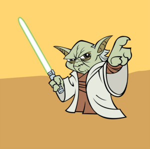 Master Yoda Logo PNG Vector