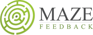 Maze Feedback Logo Vector