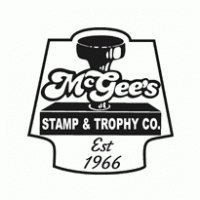 McGee's Stamp & Trophy Co. Logo Vector