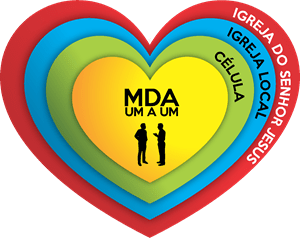 MDA - Modelo de Discipulado Apostólico UM a UM Logo Vector