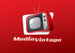 Media Vintage Logo PNG Vector
