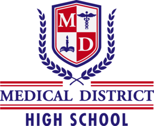 Medical District High School Logo PNG Vector