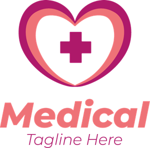 Medical Heart Logo PNG Vector