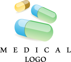 Medical Hospital Capsul Logo PNG Vector