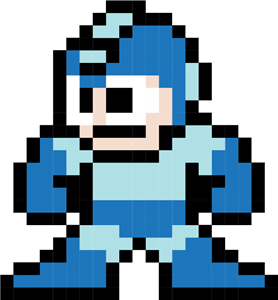 Mega Man Logo Vector