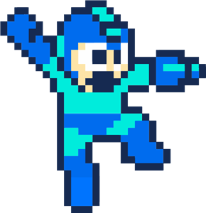Mega Man Logo PNG Vector