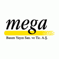 mega printing Logo Vector