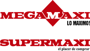 Megamaxi & Supermaxi originales Logo Vector