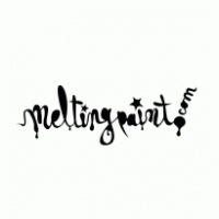 Melting Paint Logo PNG Vector