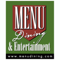 Menu Dining & Entertainment Logo PNG Vector